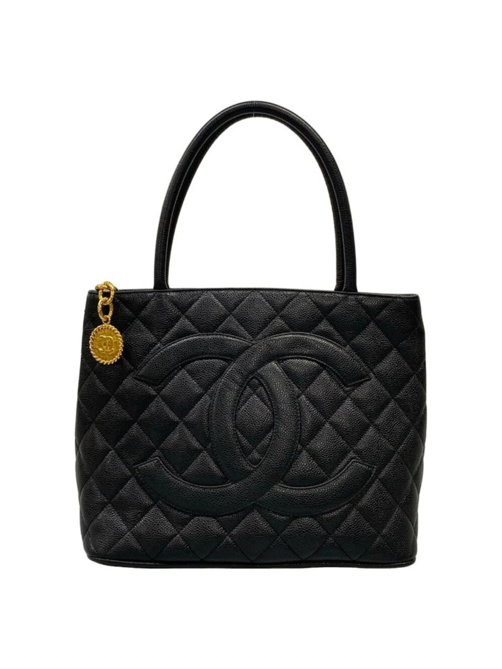 Chanel Tote Bag Reissue Black Gold
